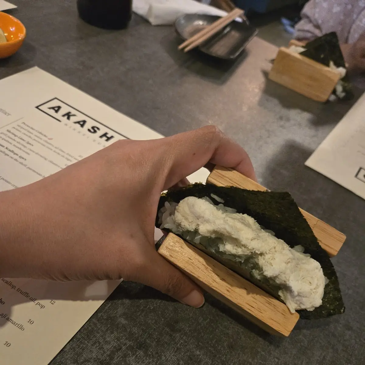 Blue Crab Hand Roll