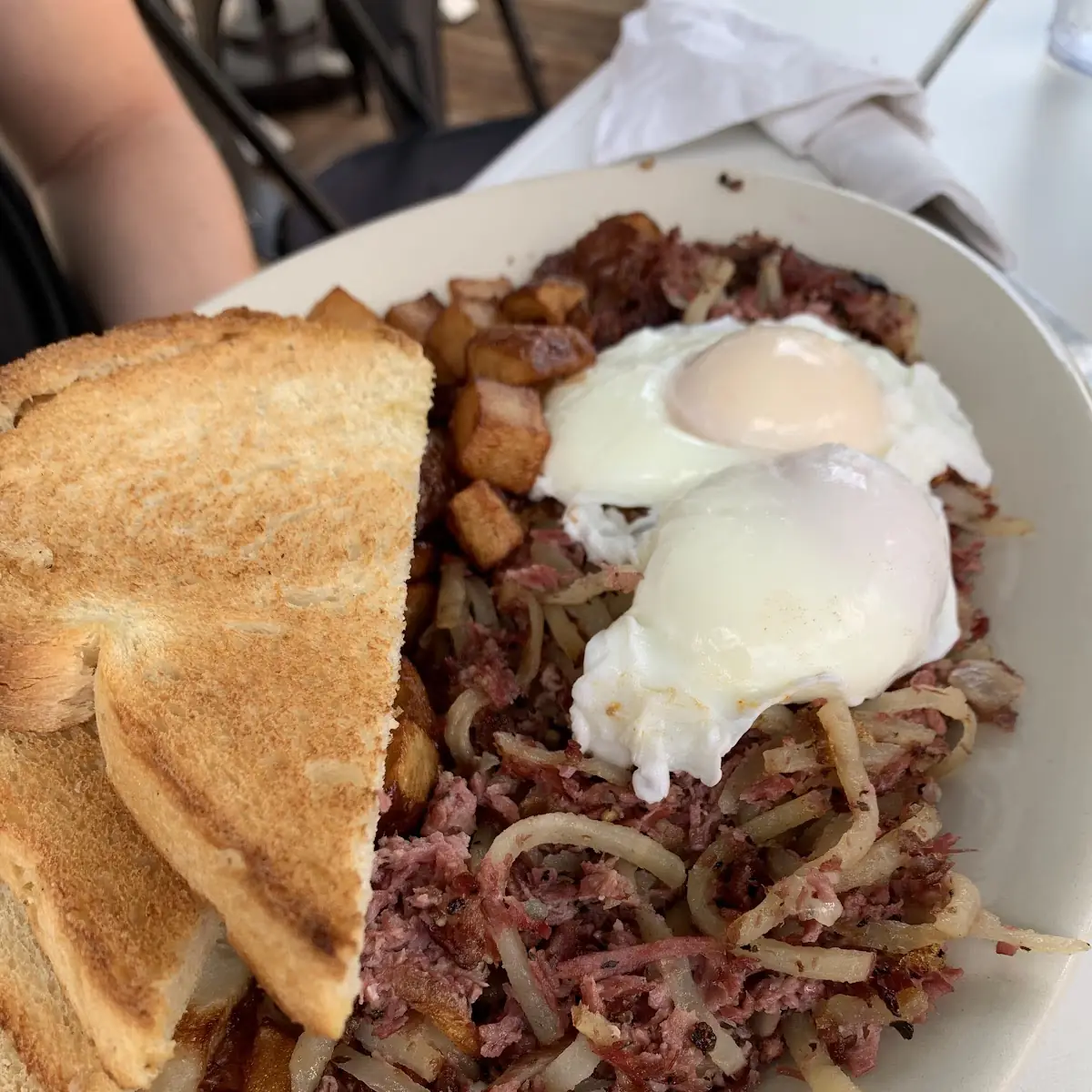 Corned Beef Hash & Eggs