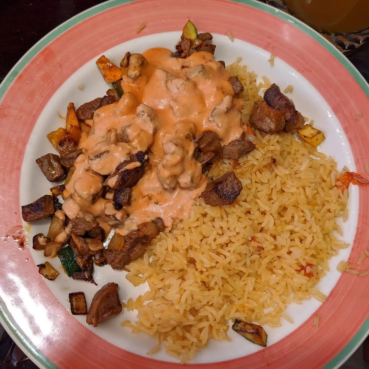 Steak Chipolte with Fried Rice
