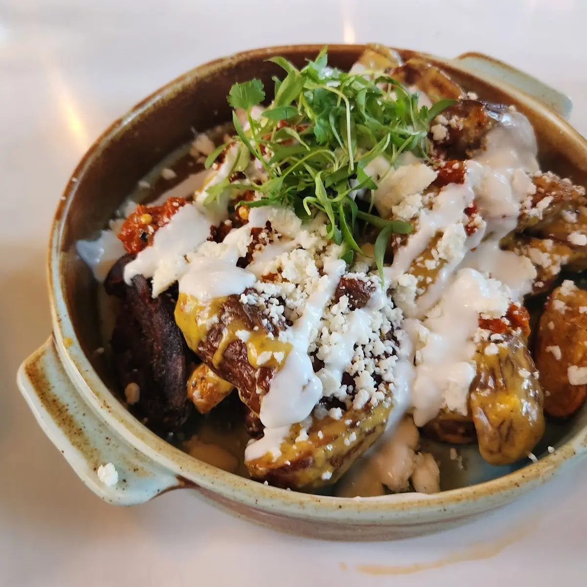 Fire Roasted Papas Bravas