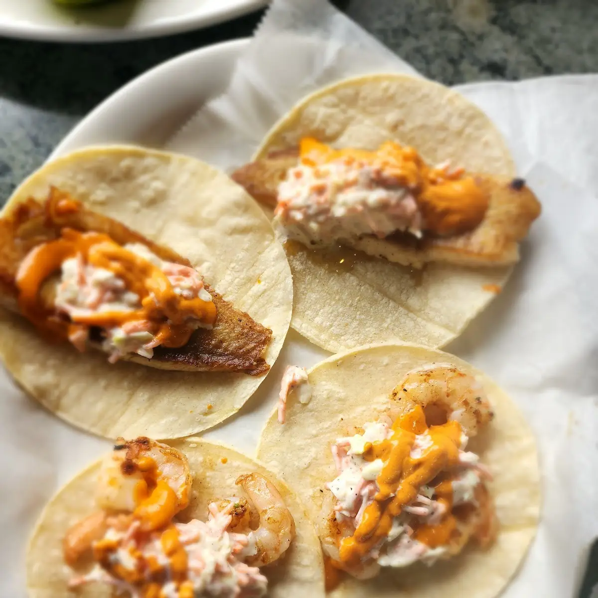 Fish and Shrimp Tacos