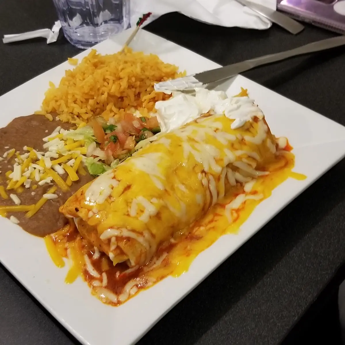 Small Burritos with Rice & Beans