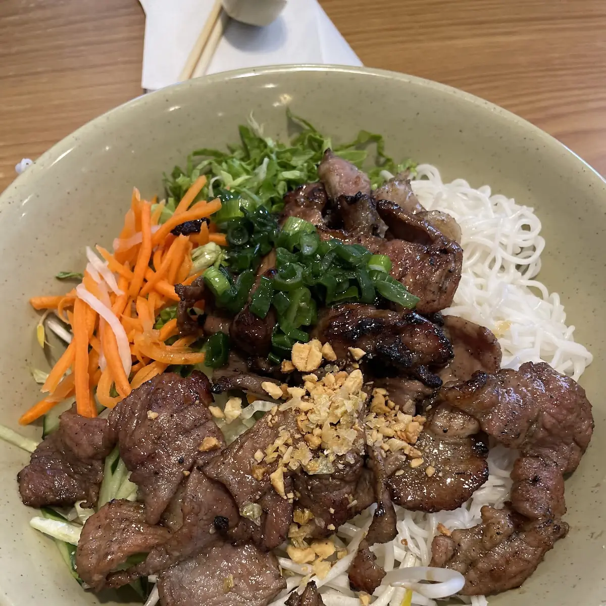 44. Grilled Chicken on Vermicelli