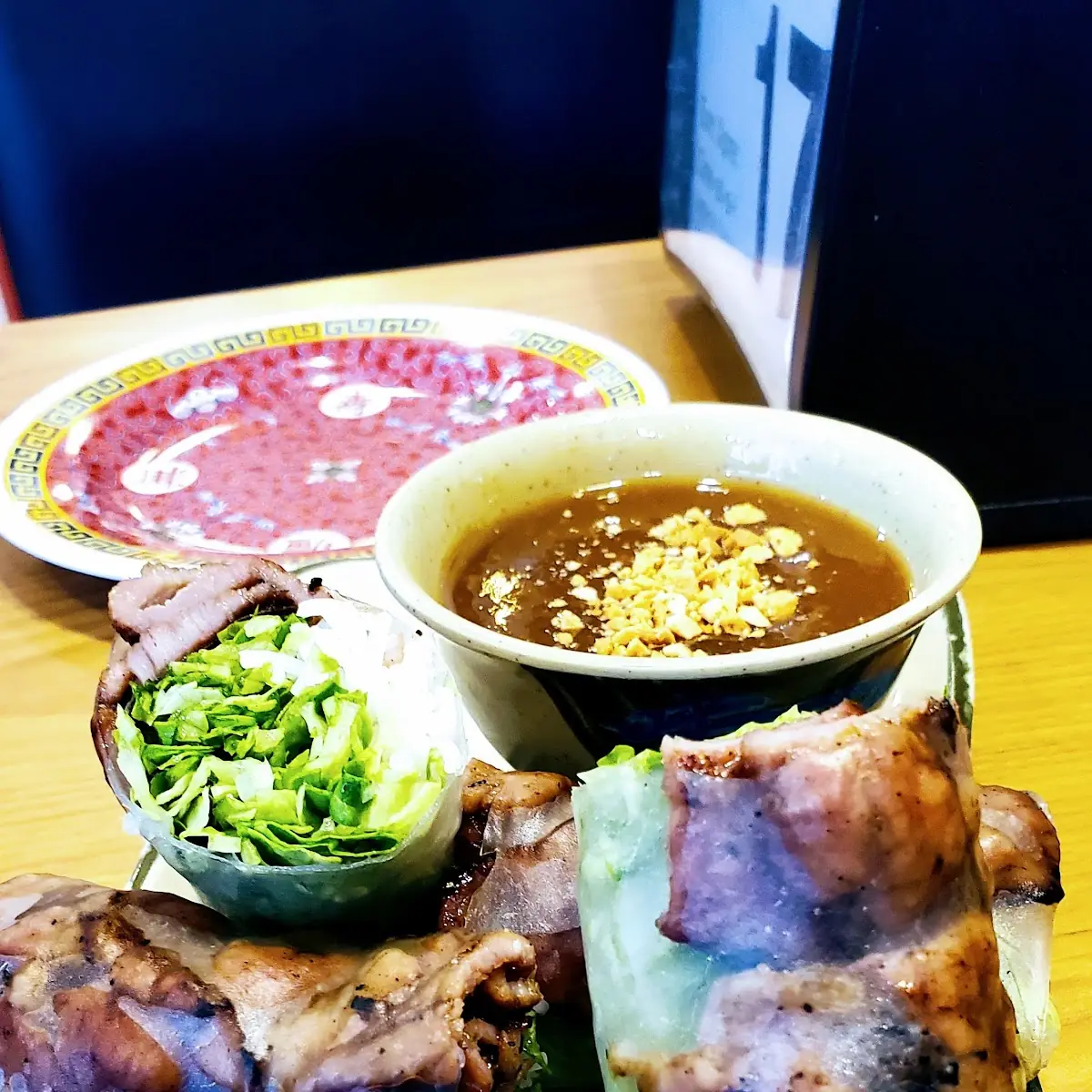 07 Grilled Meatball Spring Rolls