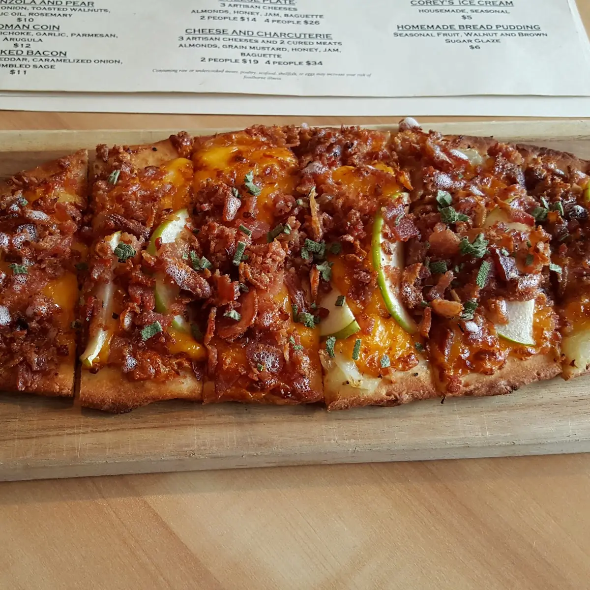 Smoked Bacon Flatbread
