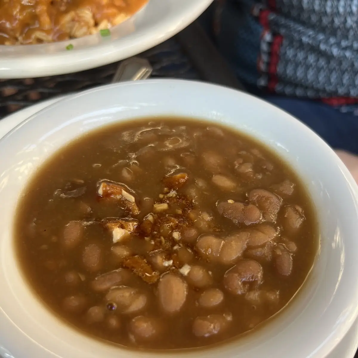 Peanut Brittle Baked Beans