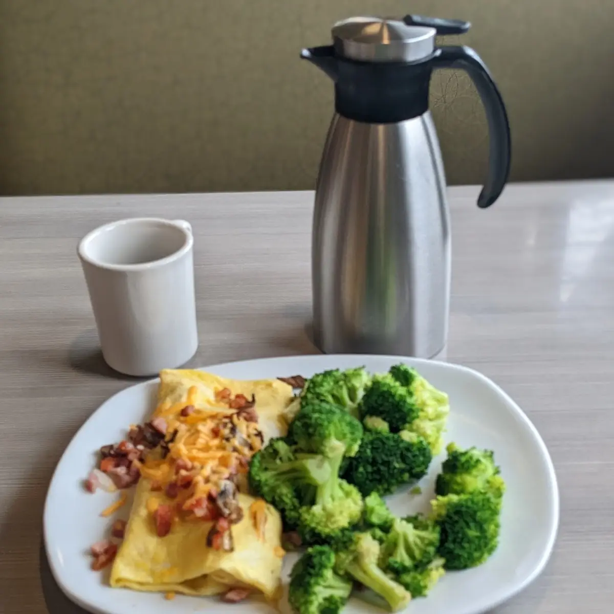Bacon and Cheese Omelette