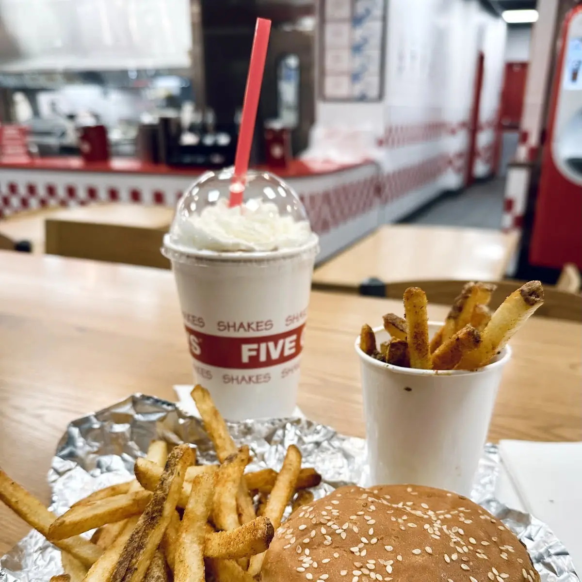 Small Cheeseburger Cajun Fries Chocolate Milkshake