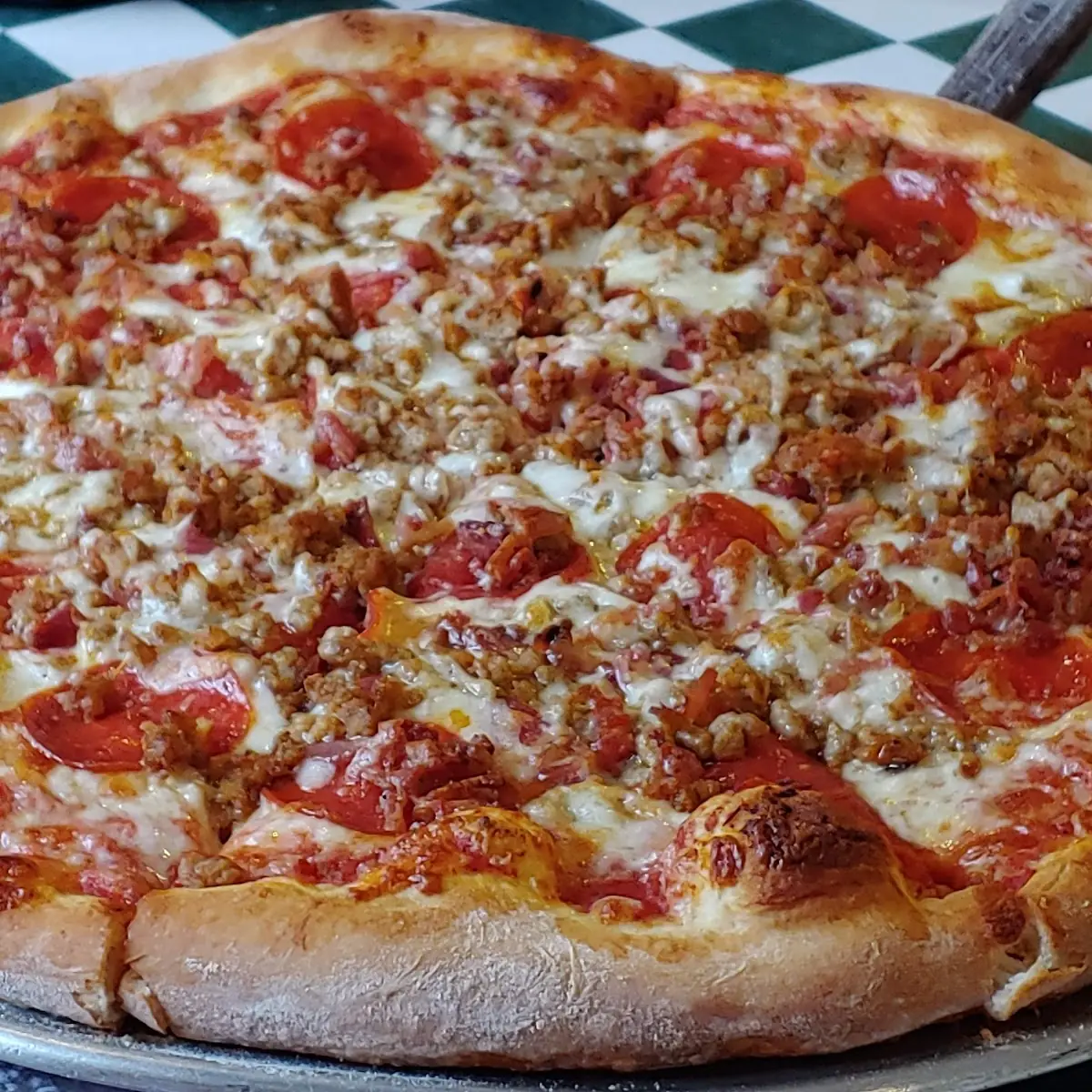 Pepperoni an Ground Beef