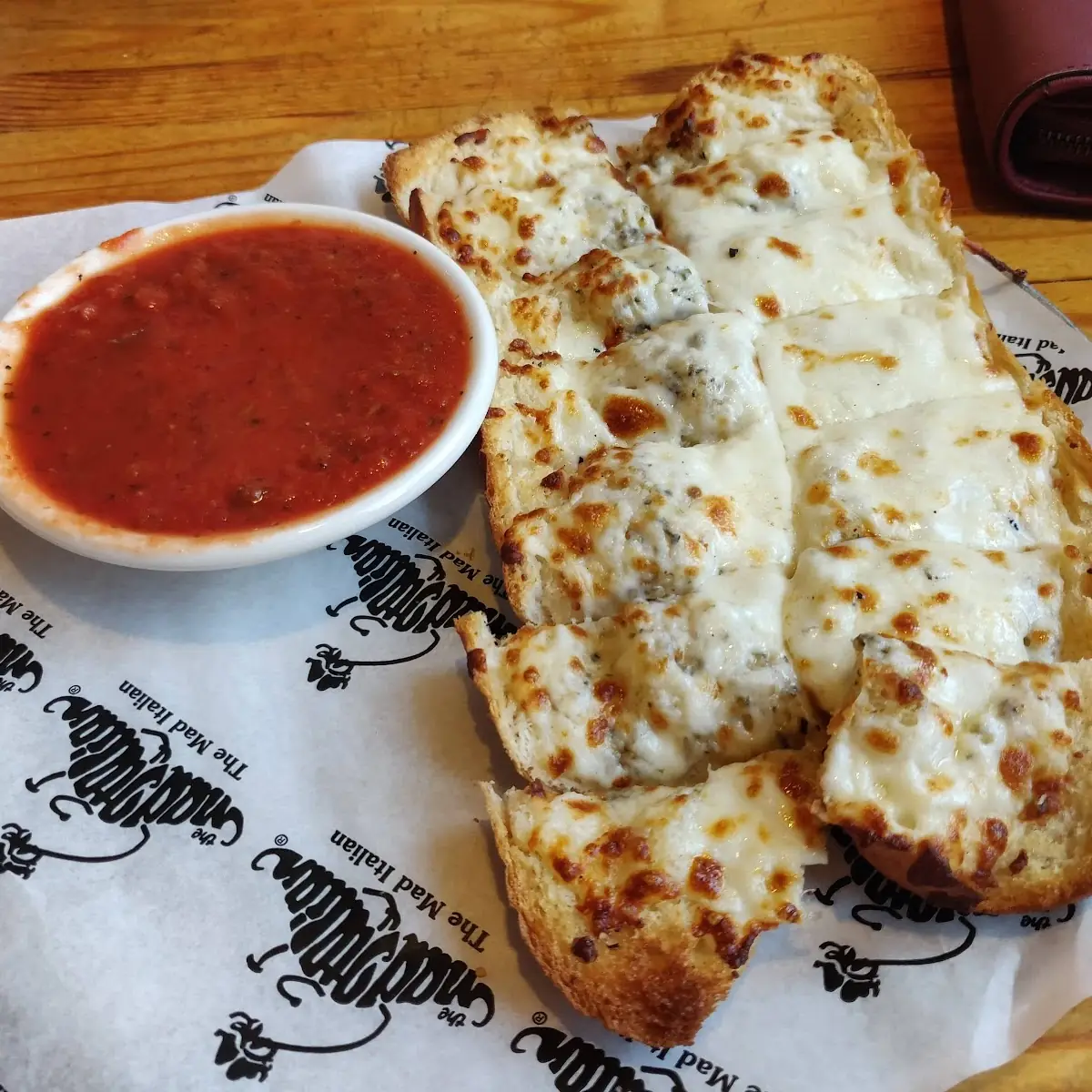 Mad Mozza Bread Sticks with Cheese