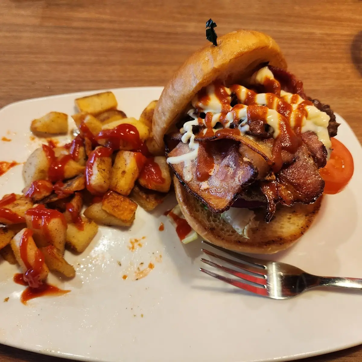 Loaded Mushroom Burger