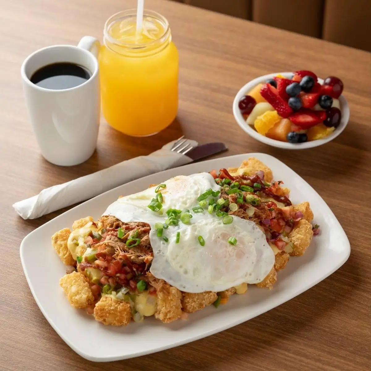 Stacked Hashes & Egg Benedicts