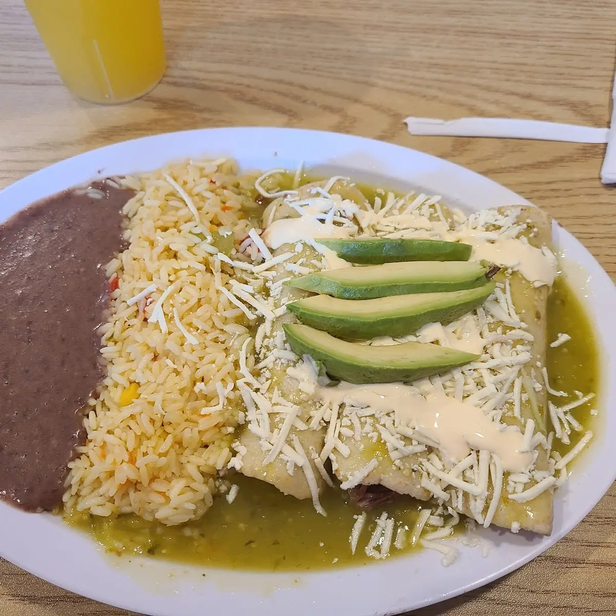 Enchiladas Verdes