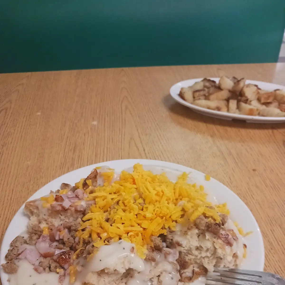 Corn Beef Hash and Cheddar or Jack Cheese