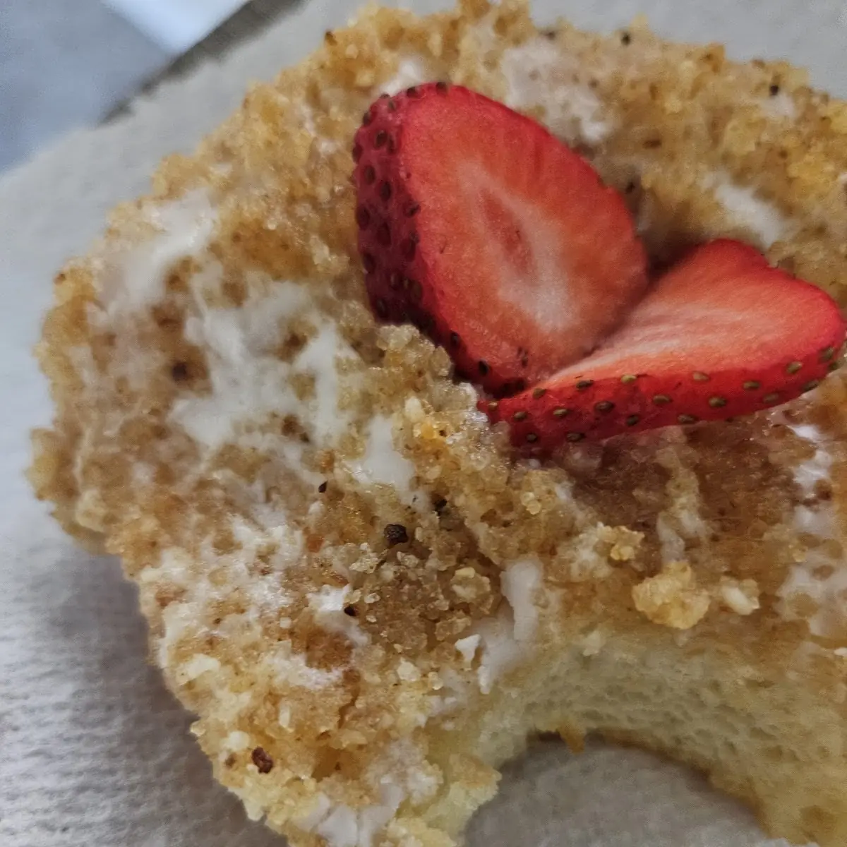 Strawberry Cheesecake Donut
