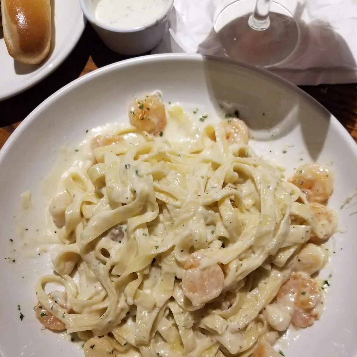 Chicken & Shrimp Carbonara