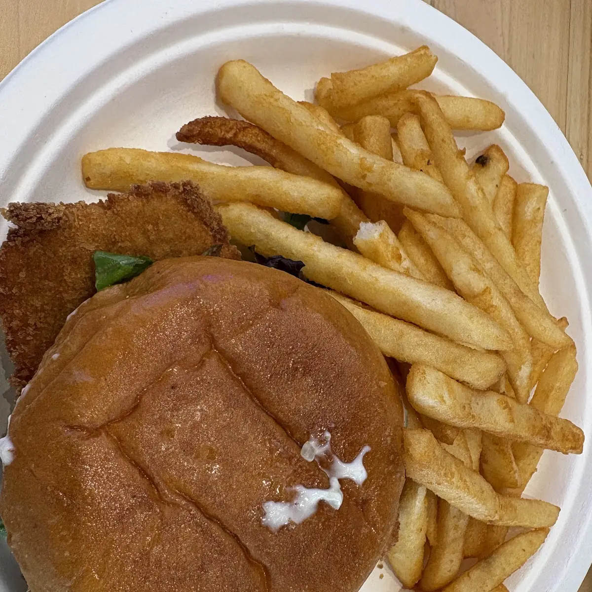 Fish Sandwich with Fries