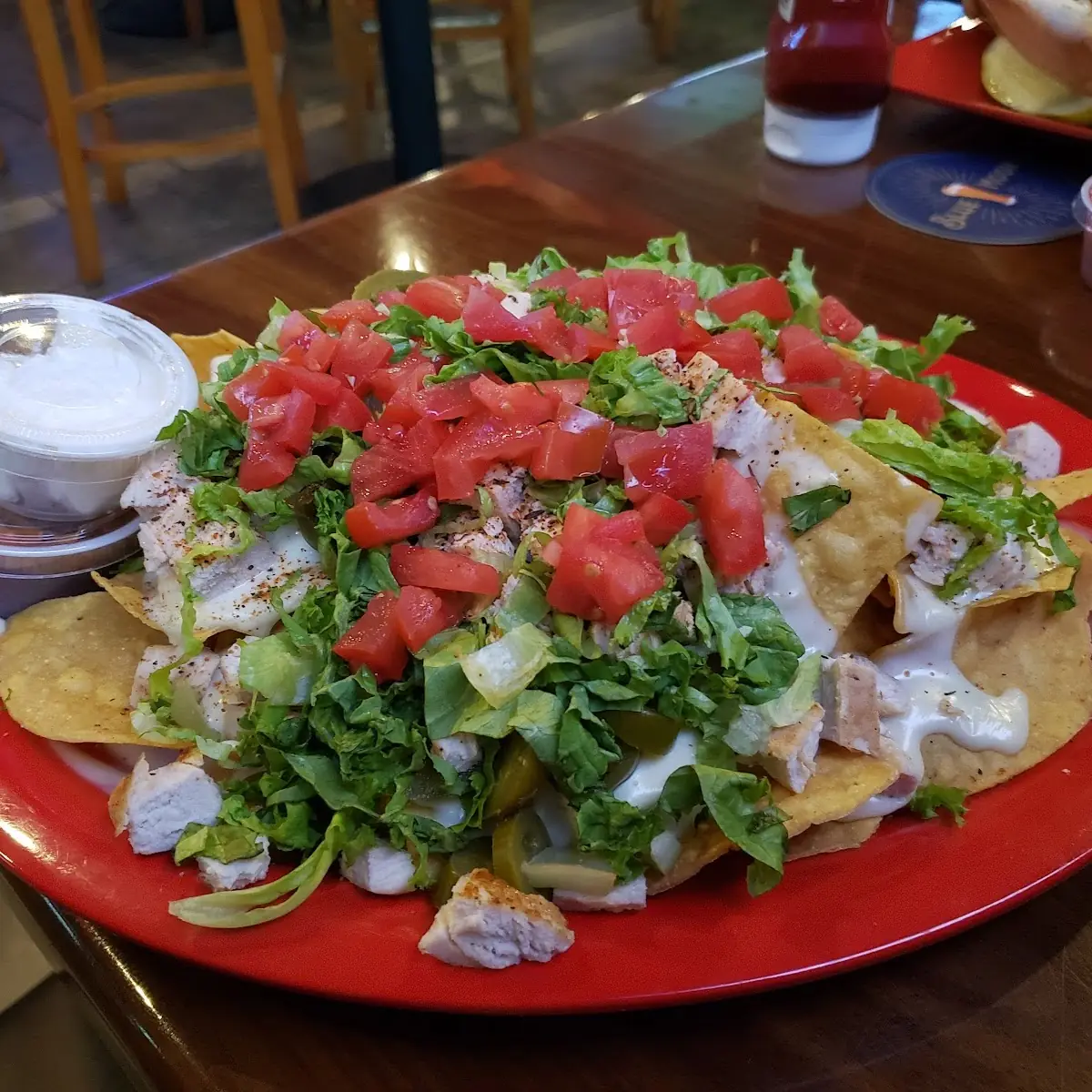 Grilled Chicken Nachos