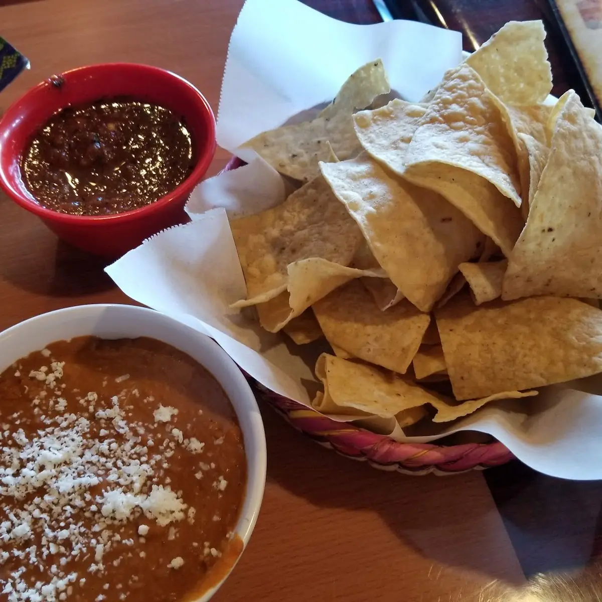 Refried Beans and Chips