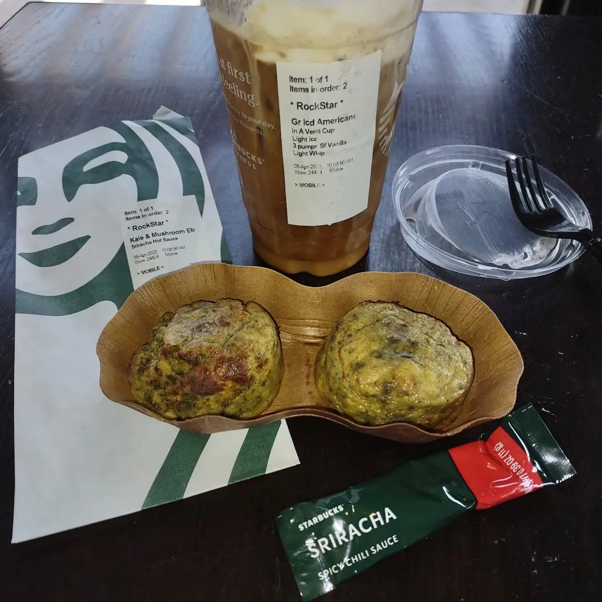 Kale & Mushroom Egg Bites