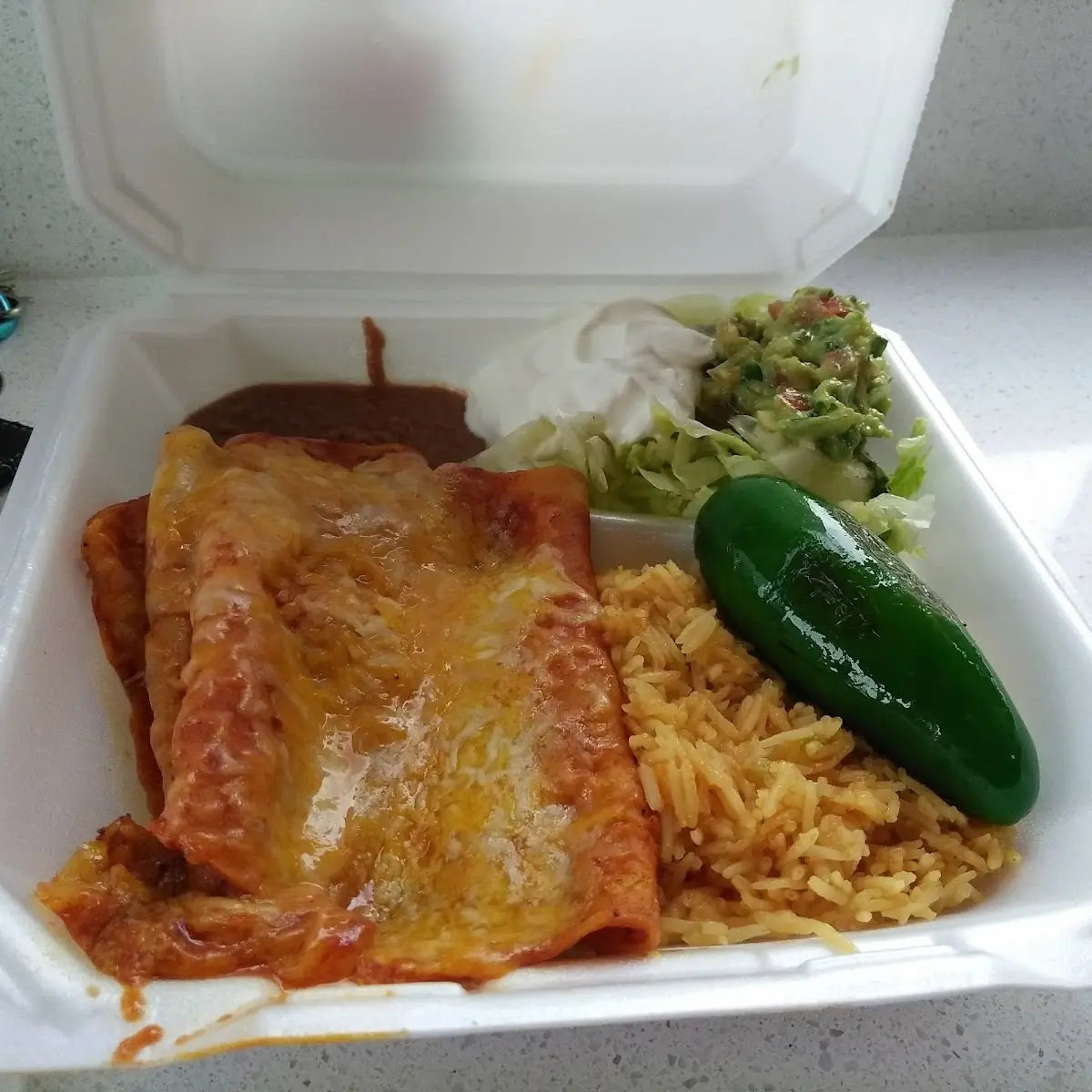 Enchilada Plate