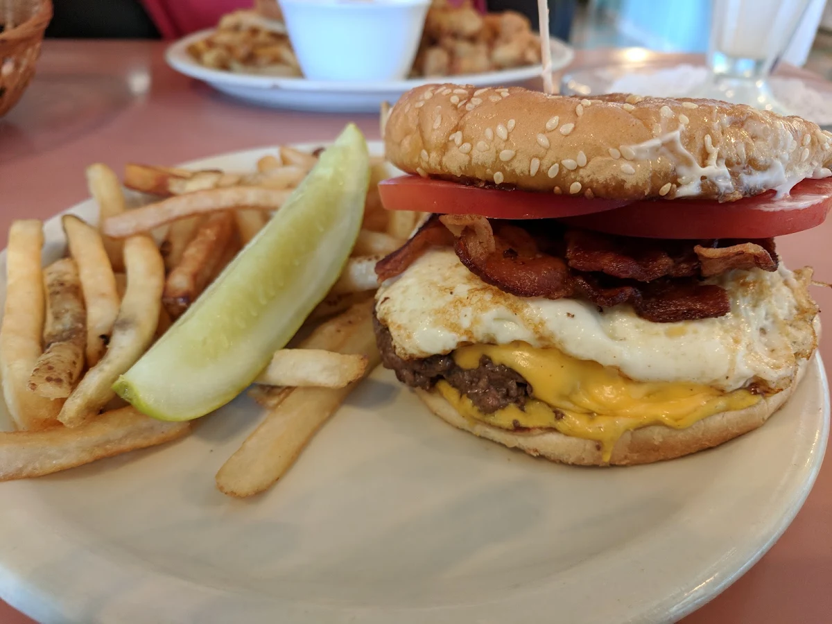 Bacon Cheeseburger with a Fried Egg