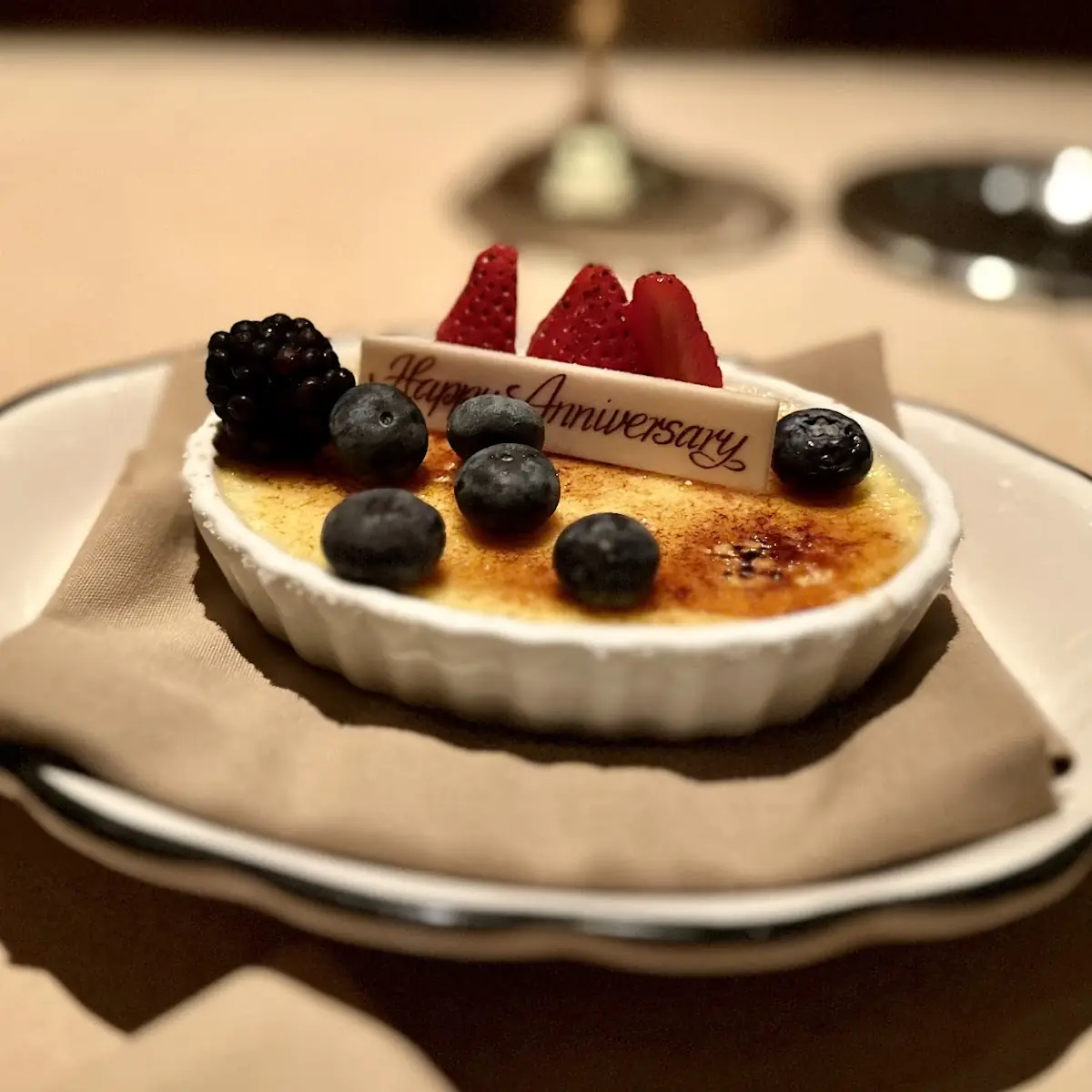 Celebratory Creme Brulee