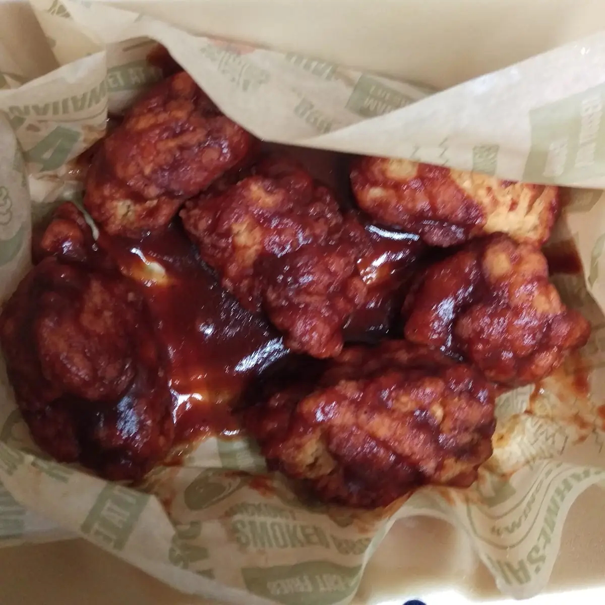 Honey BBQ Boneless Wings