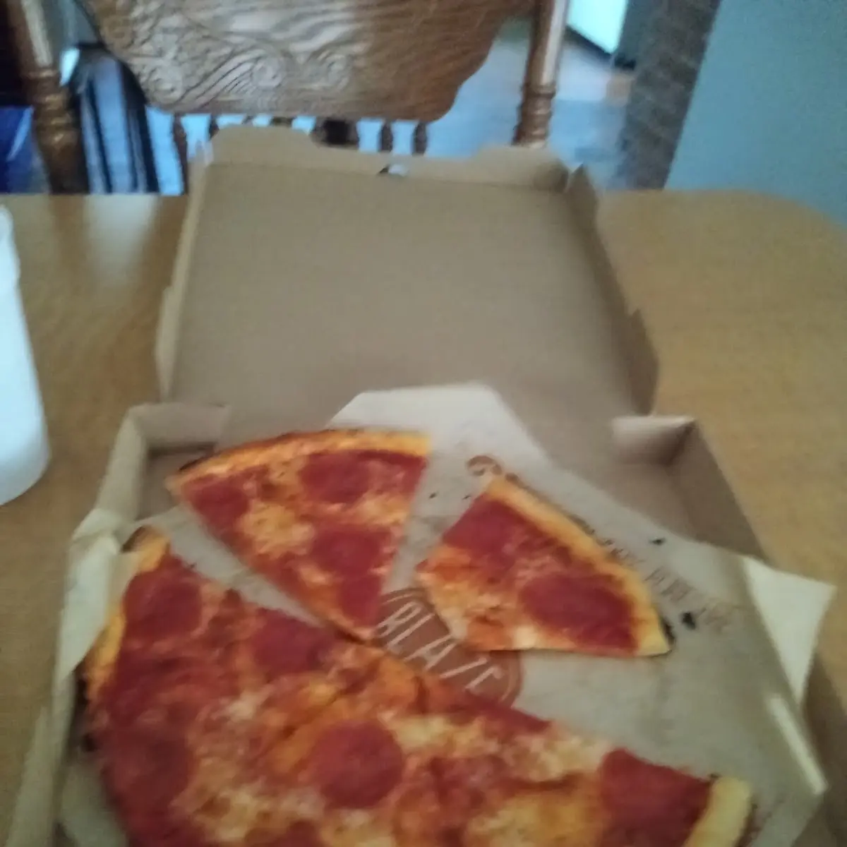 Thin Crust Pizza Pepperoni Slices