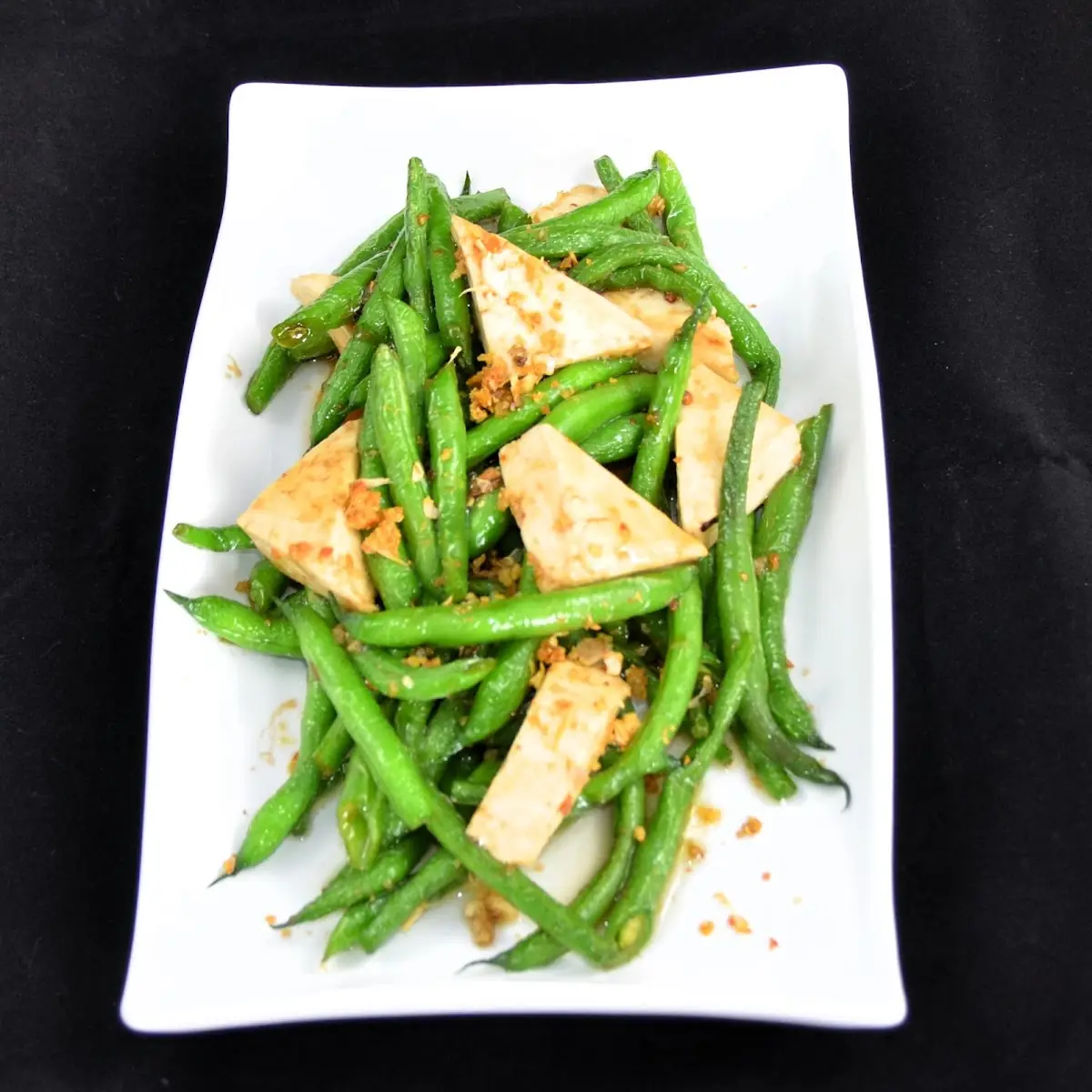 String Bean Tofu Tray