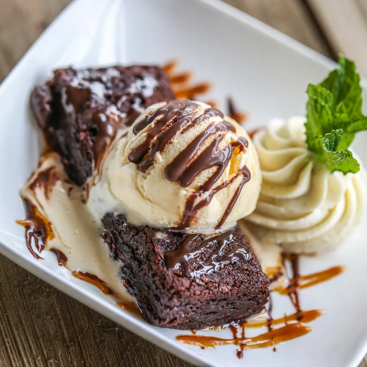 Chocolate Lava a La Mode