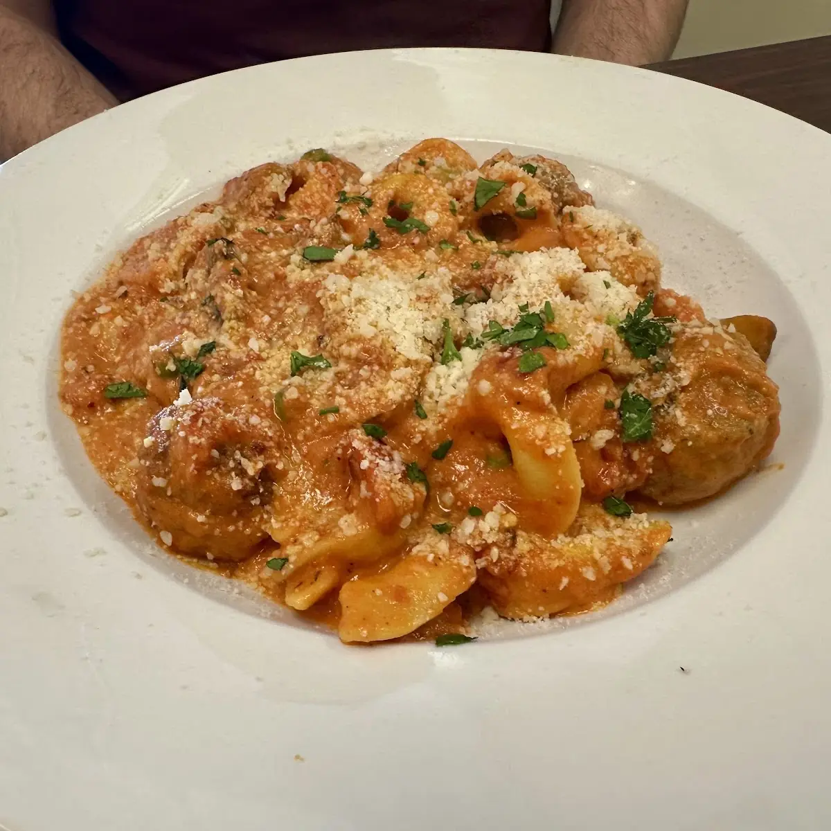 Cheese Tortellini with Meatballs