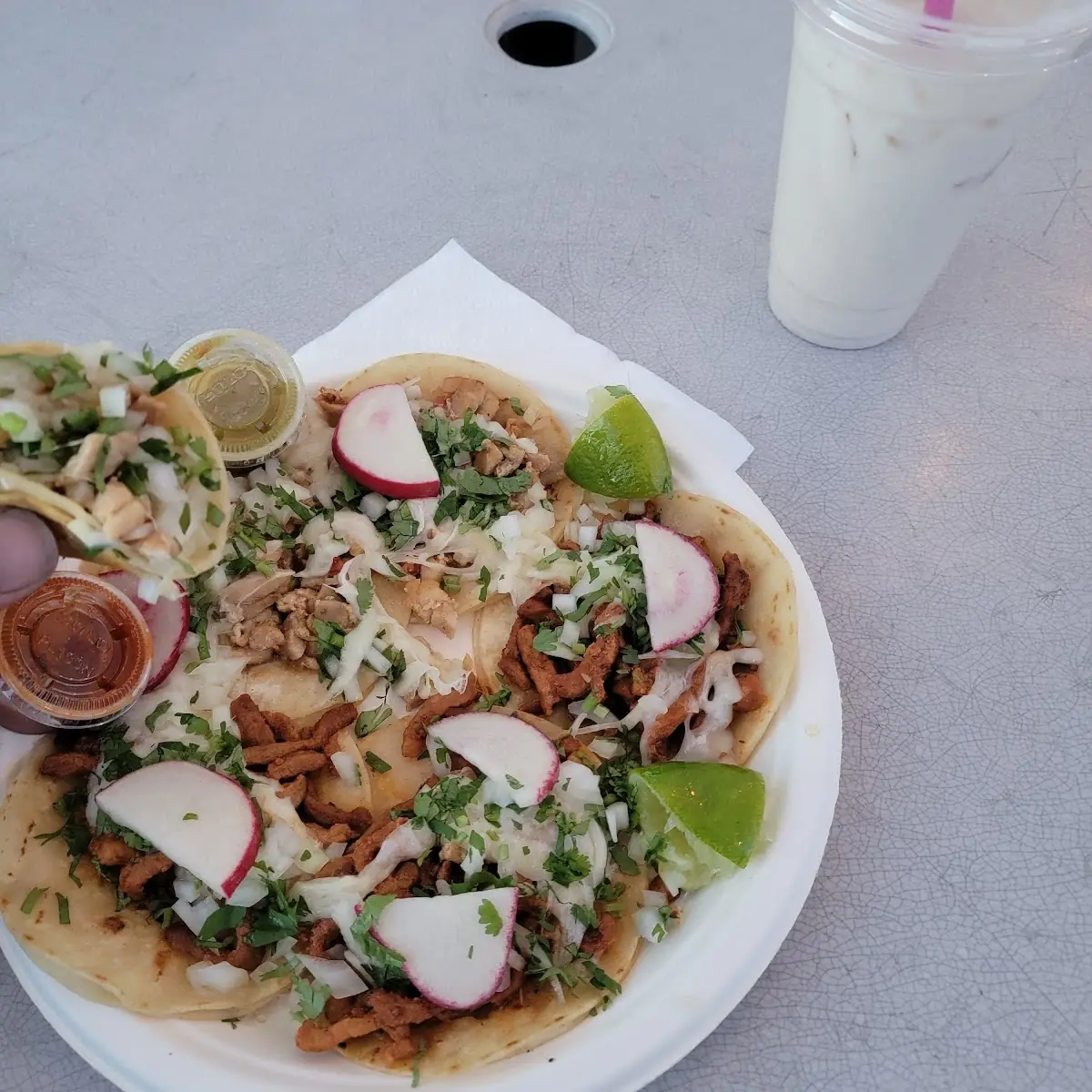 Steak and Chicken Tacos