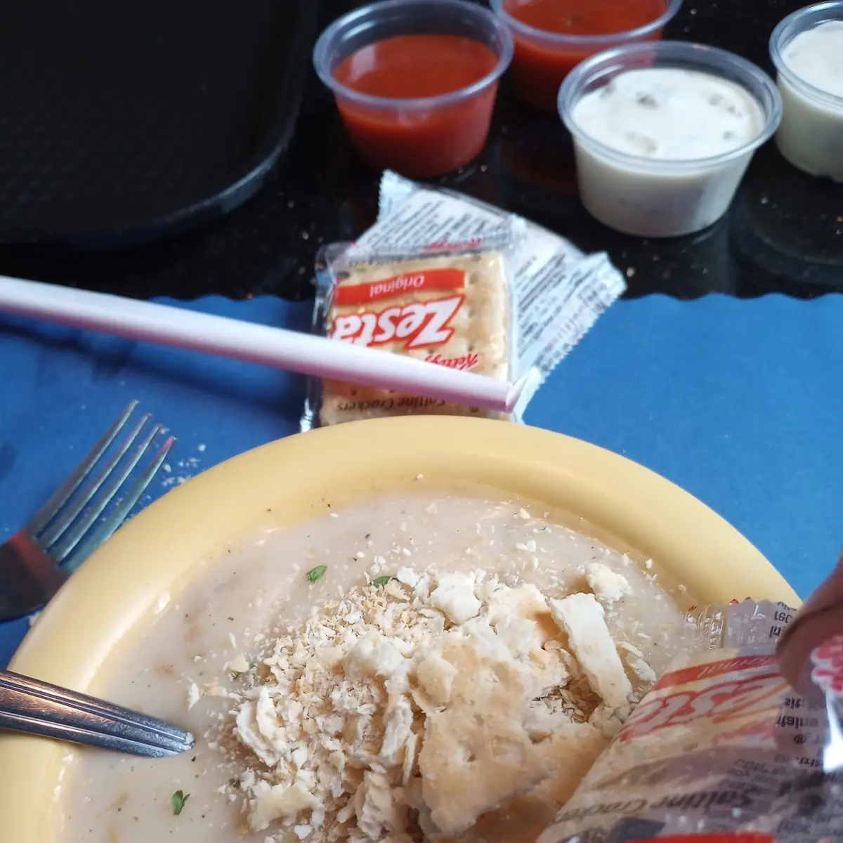 Clam Chowder and Saltenes