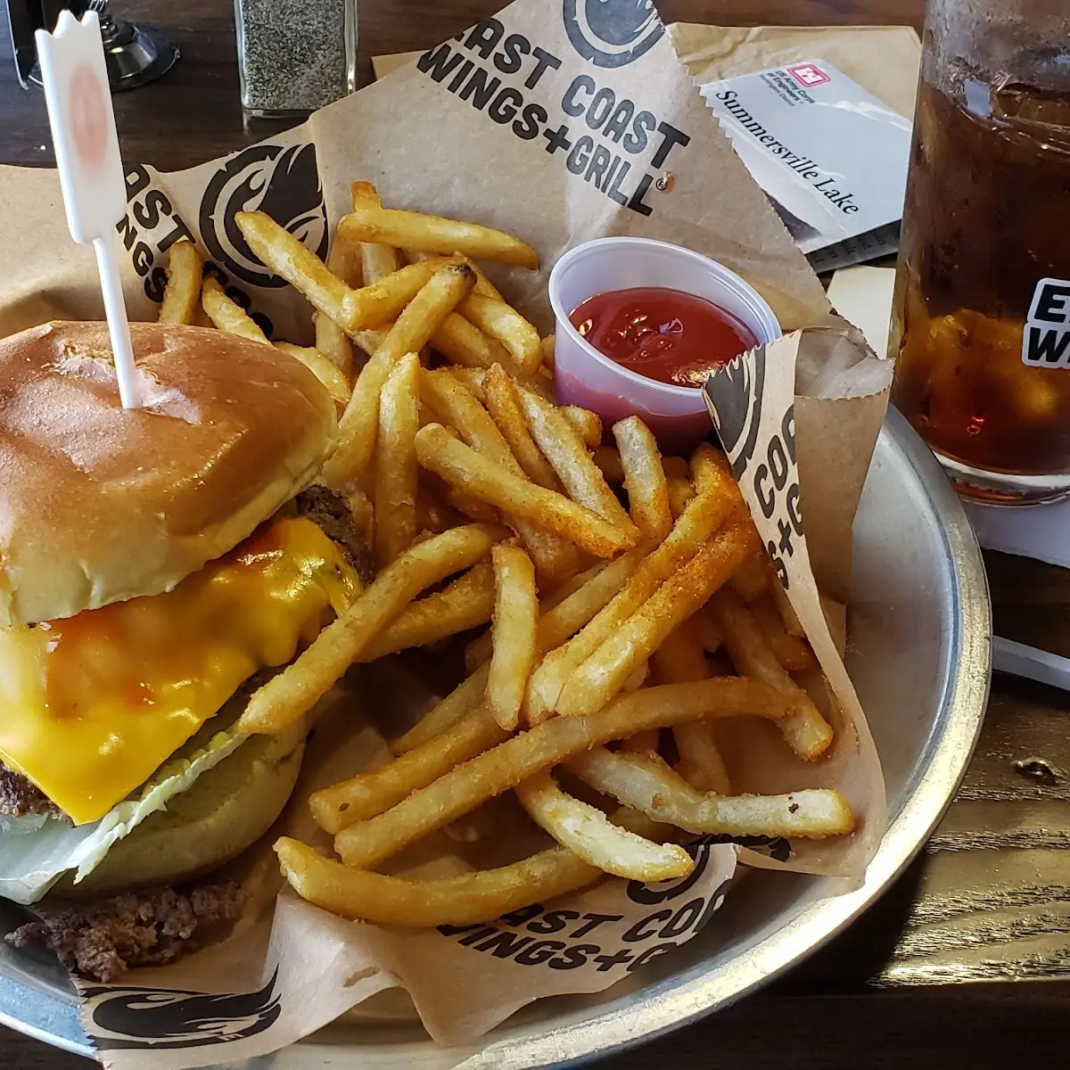 50 50 Burger with Bacon Ranch