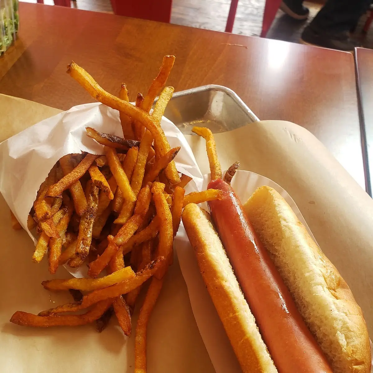 Hot Dog and Fries