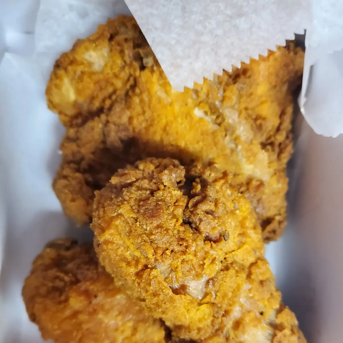 Dark Meat Fried Chicken with Fries