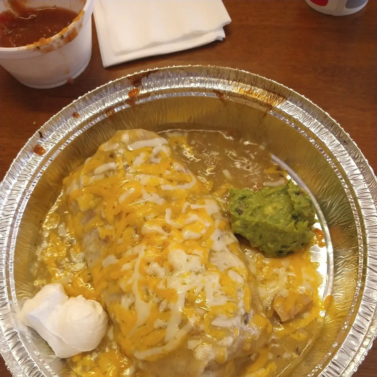 Chile Verde Burrito Ranchero