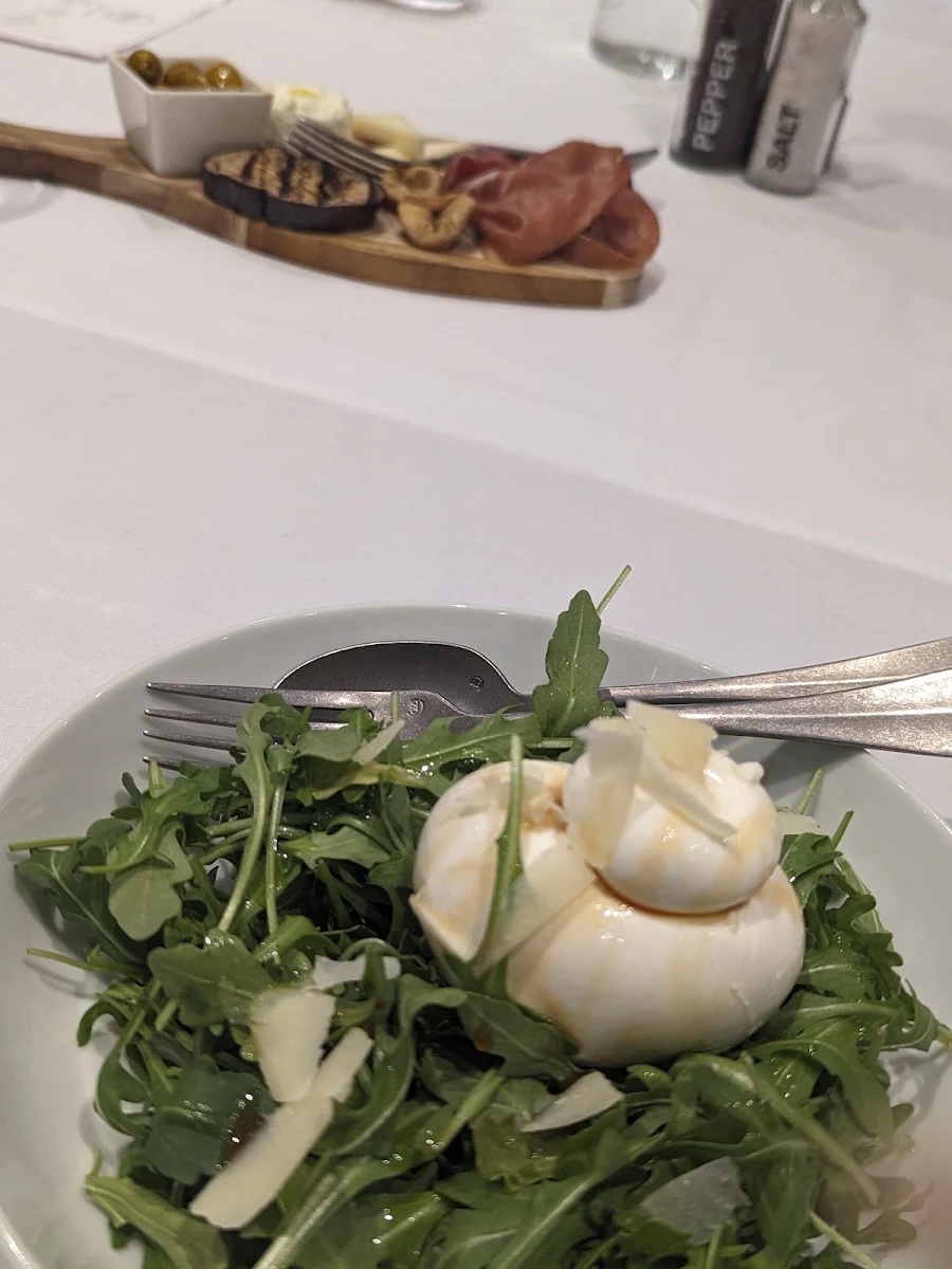 Burrata, Boccaccio - Italian Restaurant