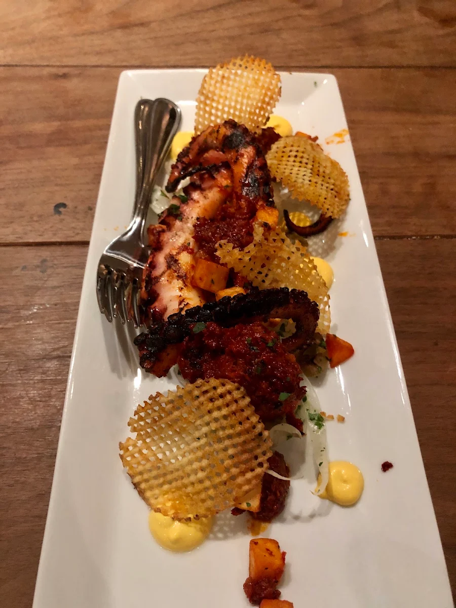 Grilled Octopus, Boccaccio - Italian Restaurant