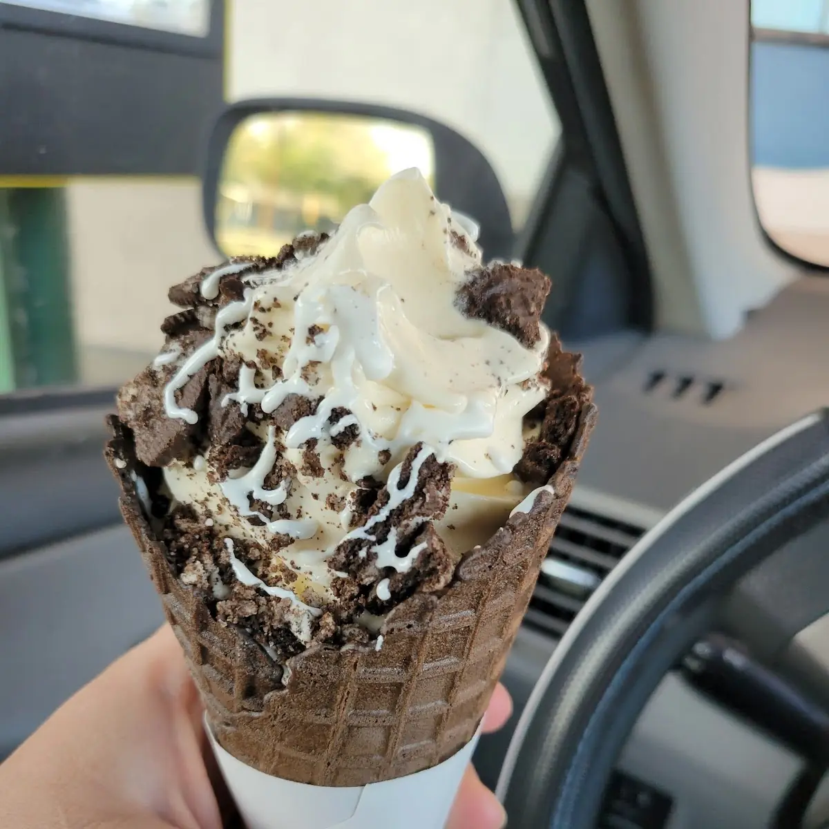 Chocolate Waffle Cone