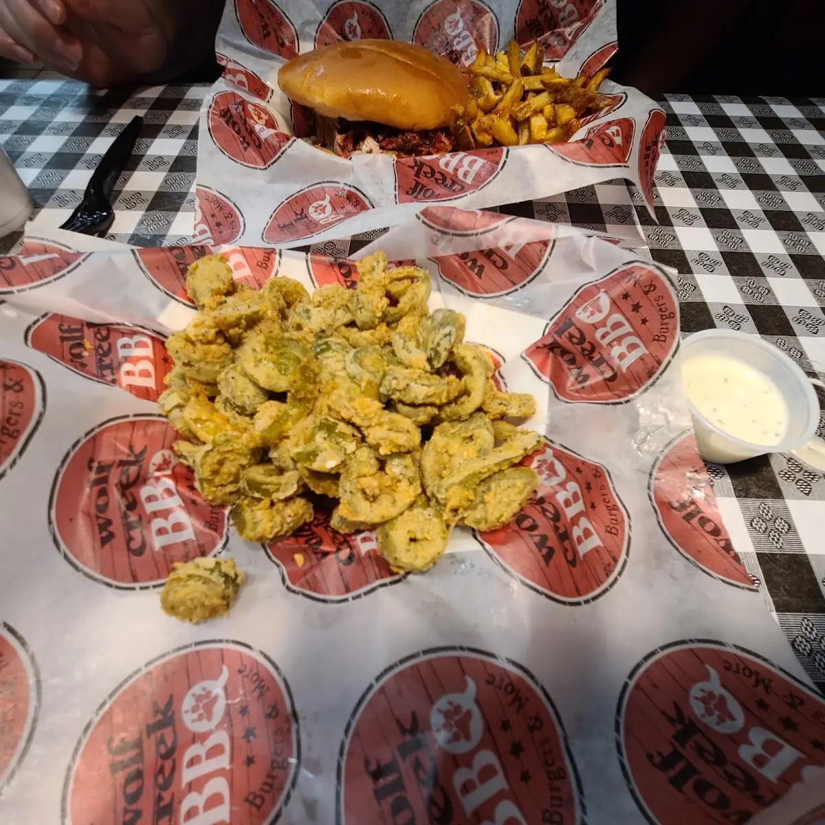 Fried Jalapenos and Ranch Dressing
