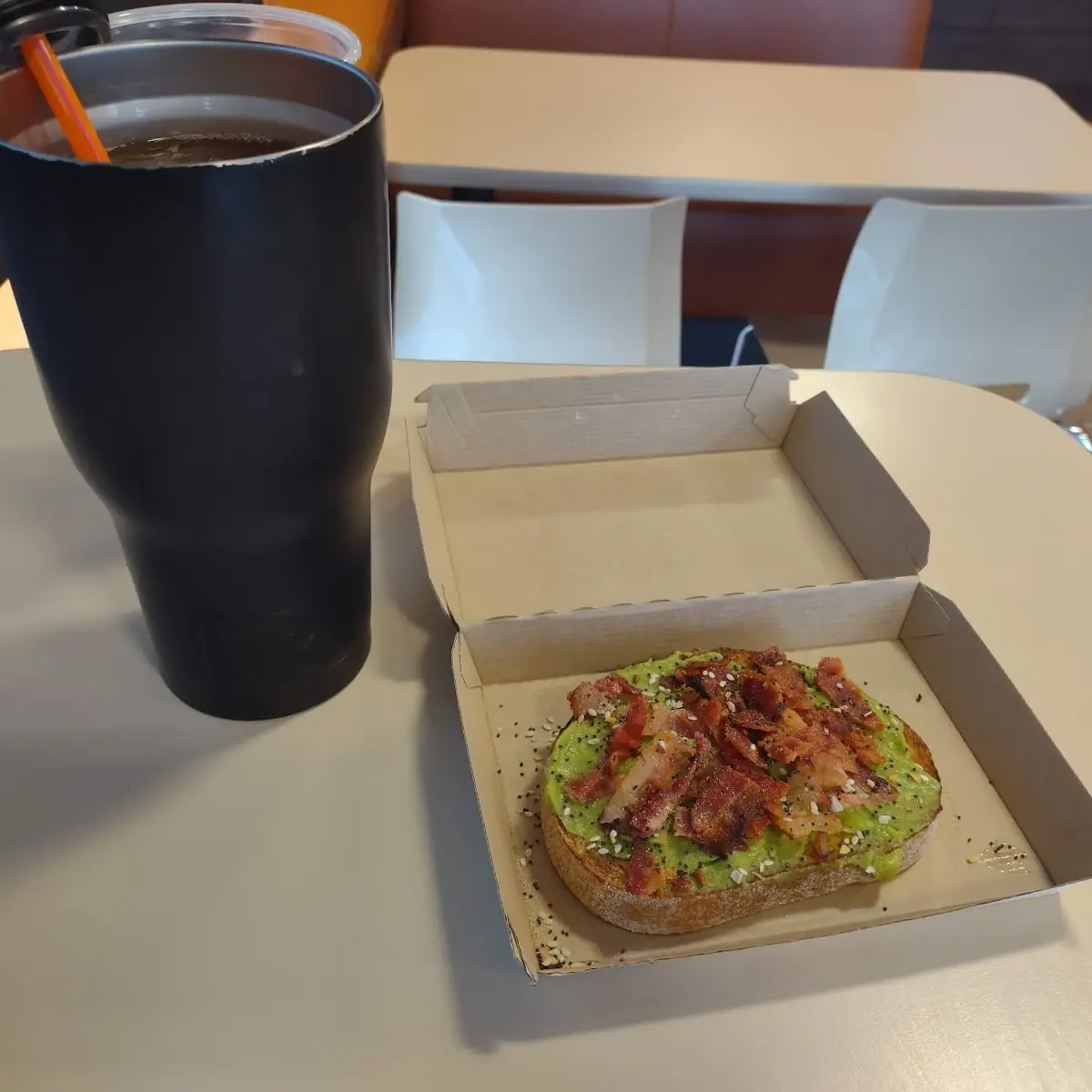 Avocado Toast w Bacon