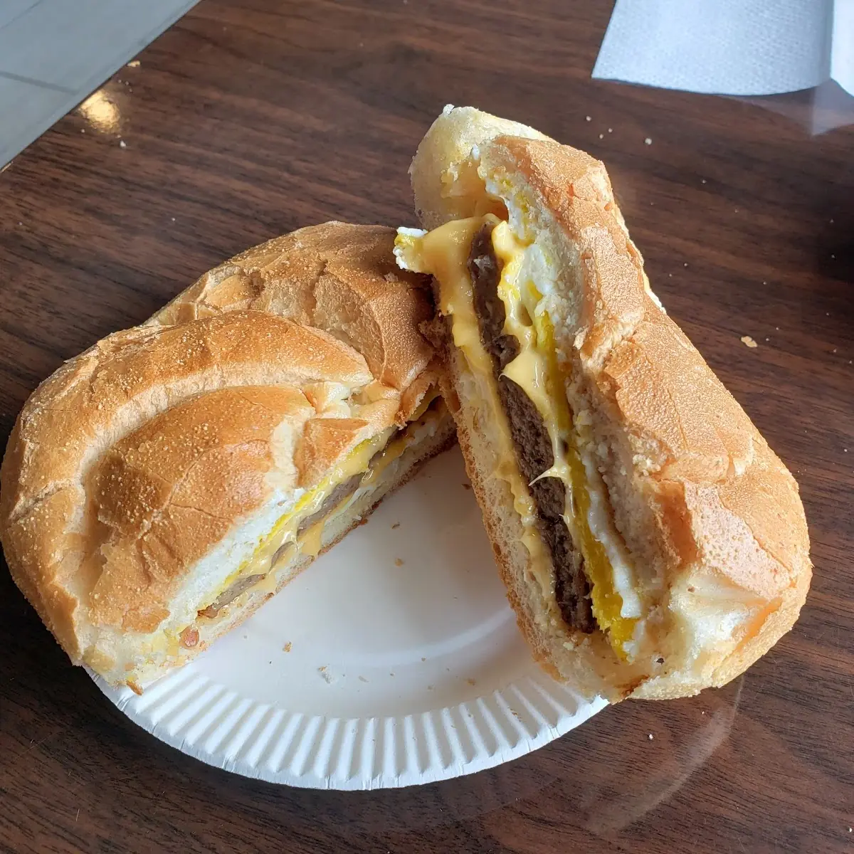 Sausage Egg and Cheese Sandwich