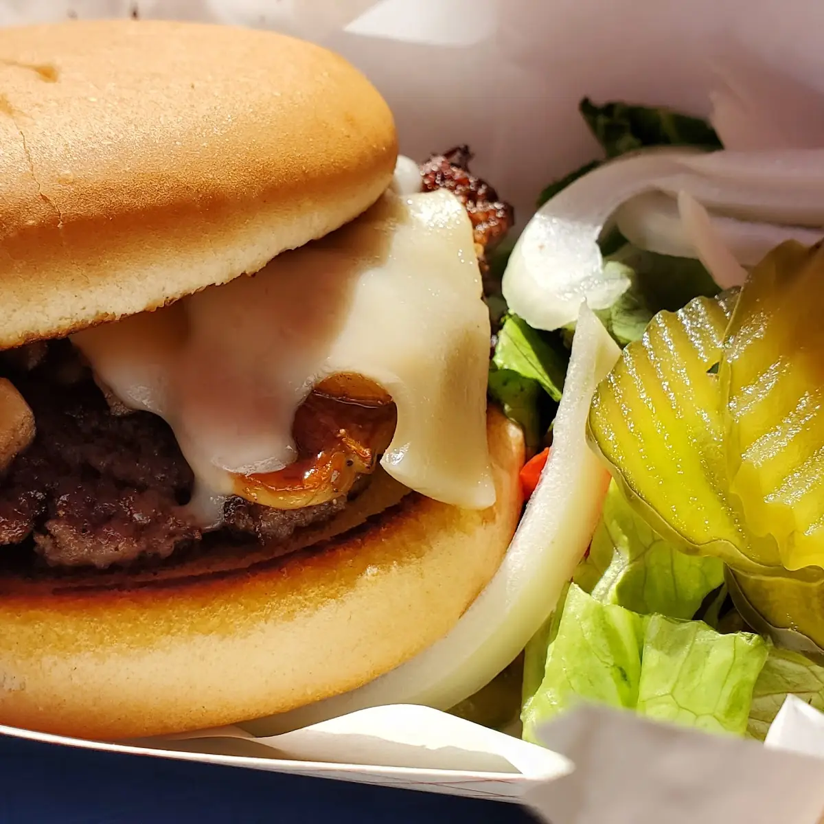 Swiss Mushroom Burger