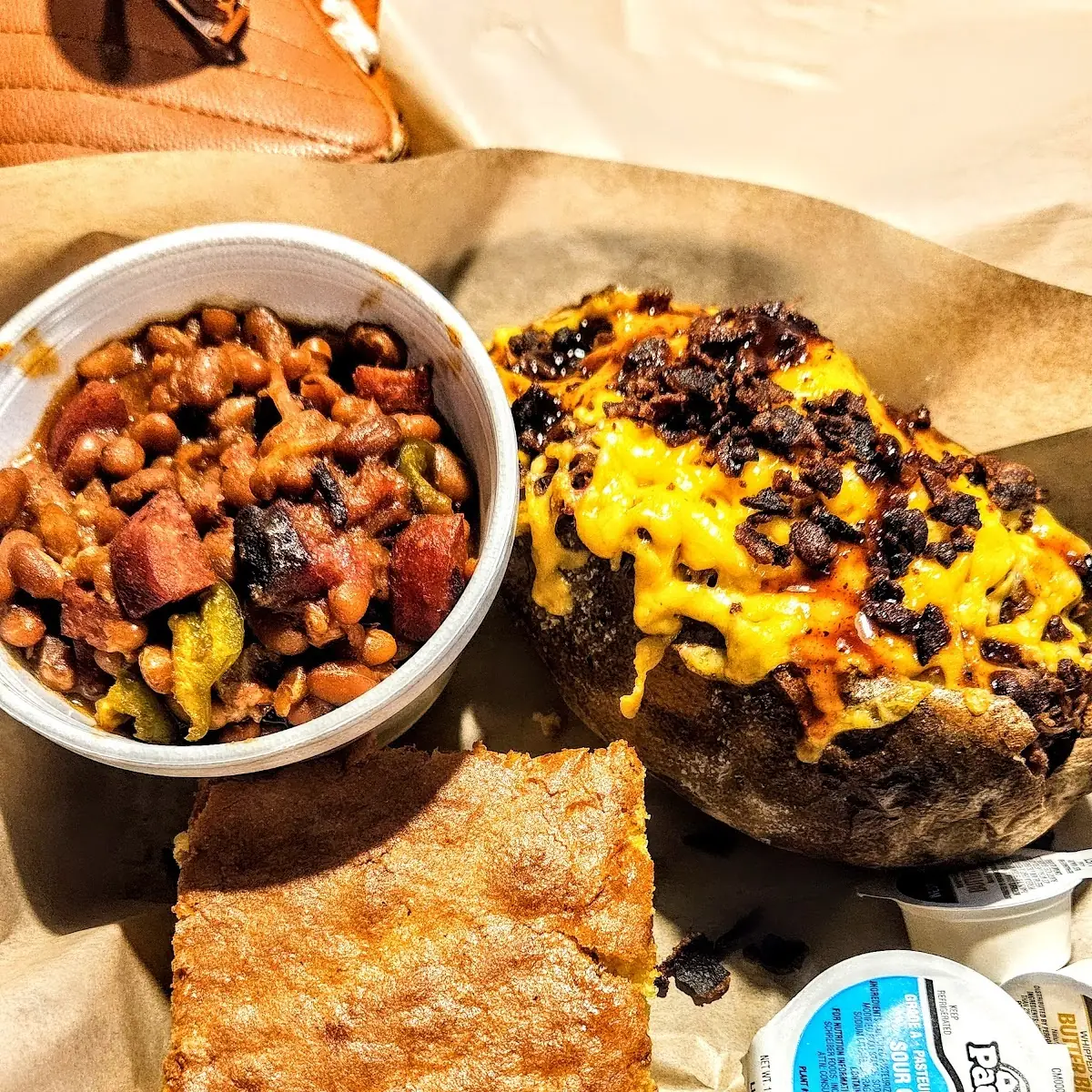 Loaded Baked Potato with Brisket