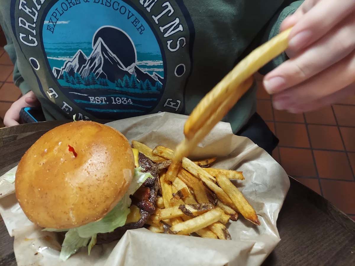 Burger and Fries