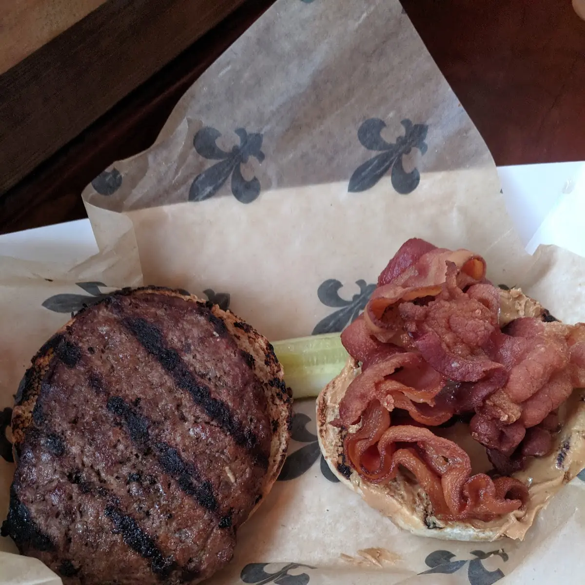 Peanut Butter Bacon Burger