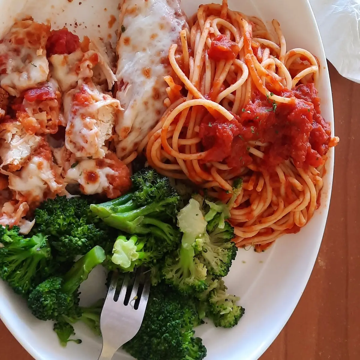 Chicken Parmesan and Broccoli Bites