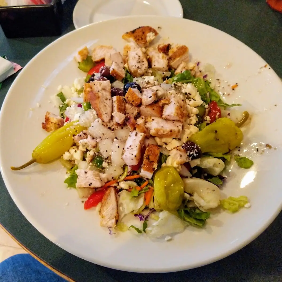 Greek Salad with Chicken